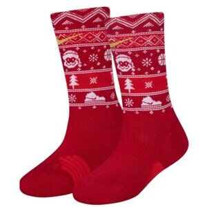 Nike Elite Basketball Christmas Socks Men's Size 8-12 Women's Size 10-13